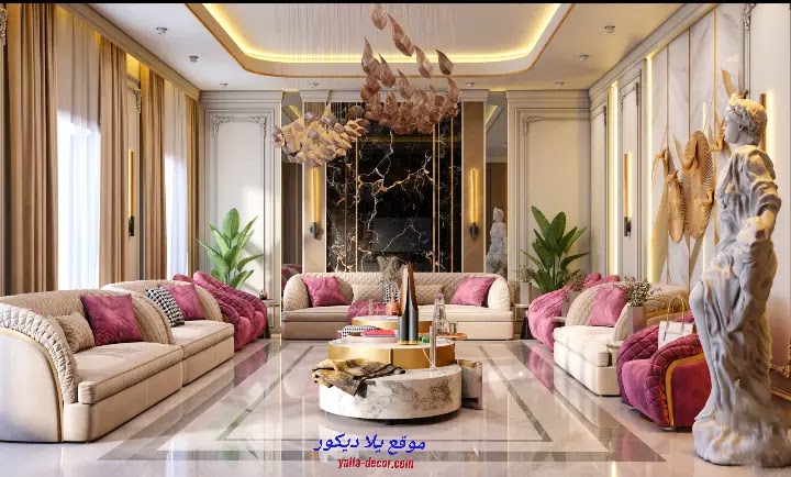 مجالس حريم 2024 ديكورات مجالس حريم فخمة